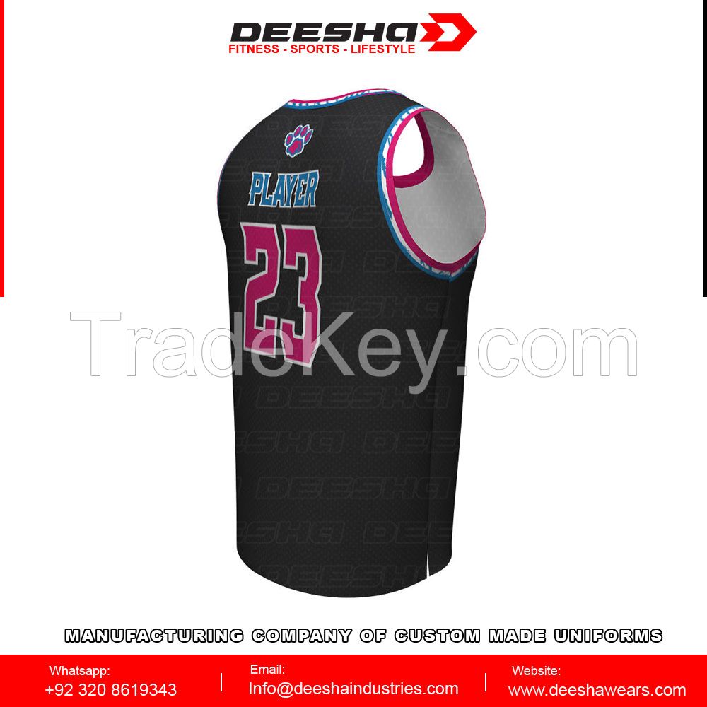 Sublimation basketball jerseys for men