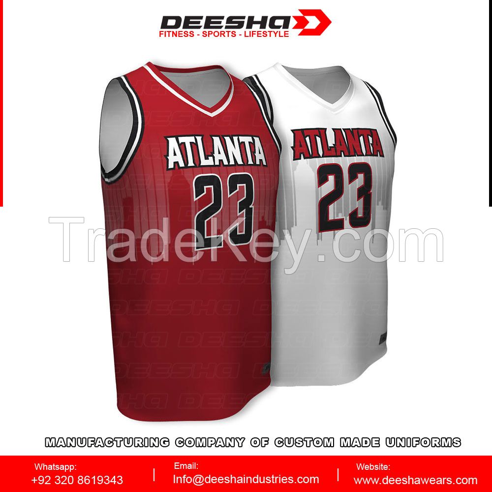 Sublimation basketball jerseys for men