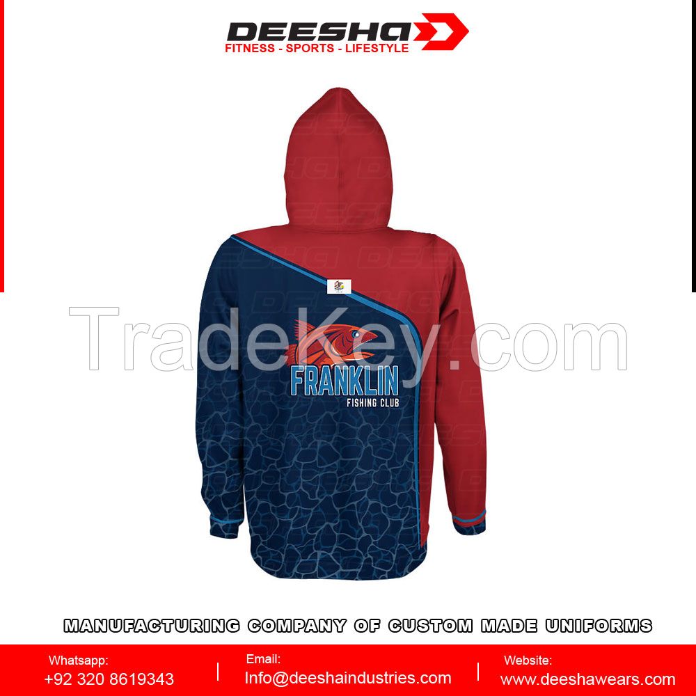 Sublimation Full Sleeve Fishing Hoodies