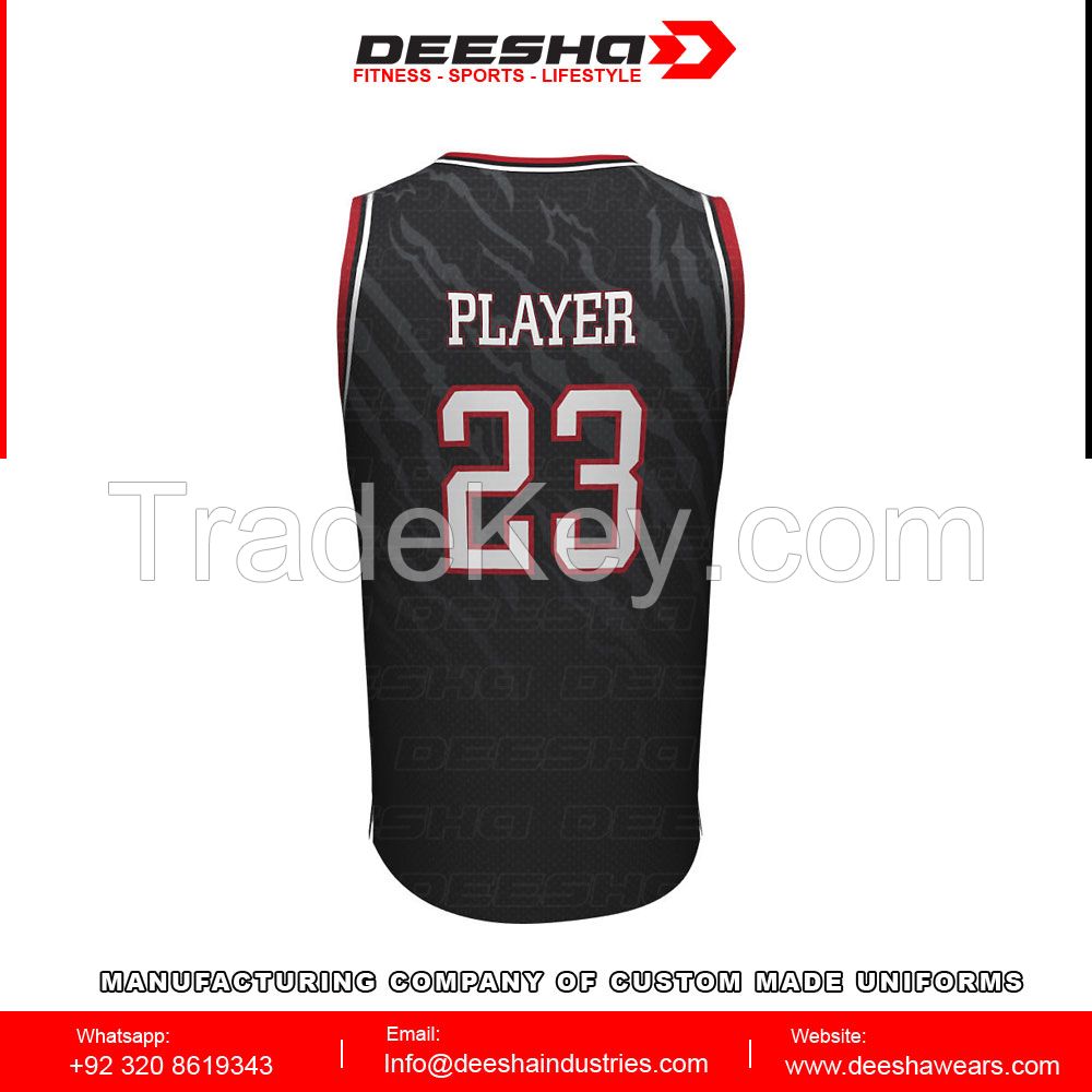 customized basketball jerseys v neck sublimation basketball sleeveless jerseys