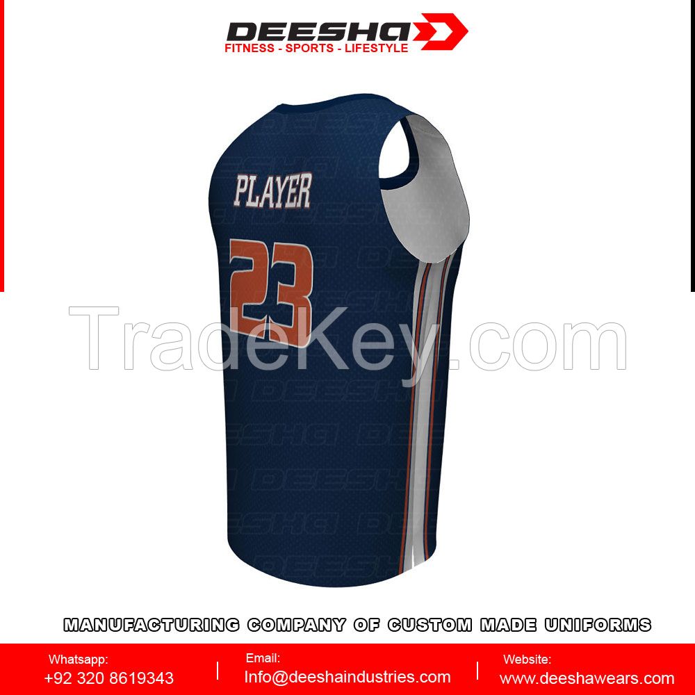 Sublimation basketball jerseys for men