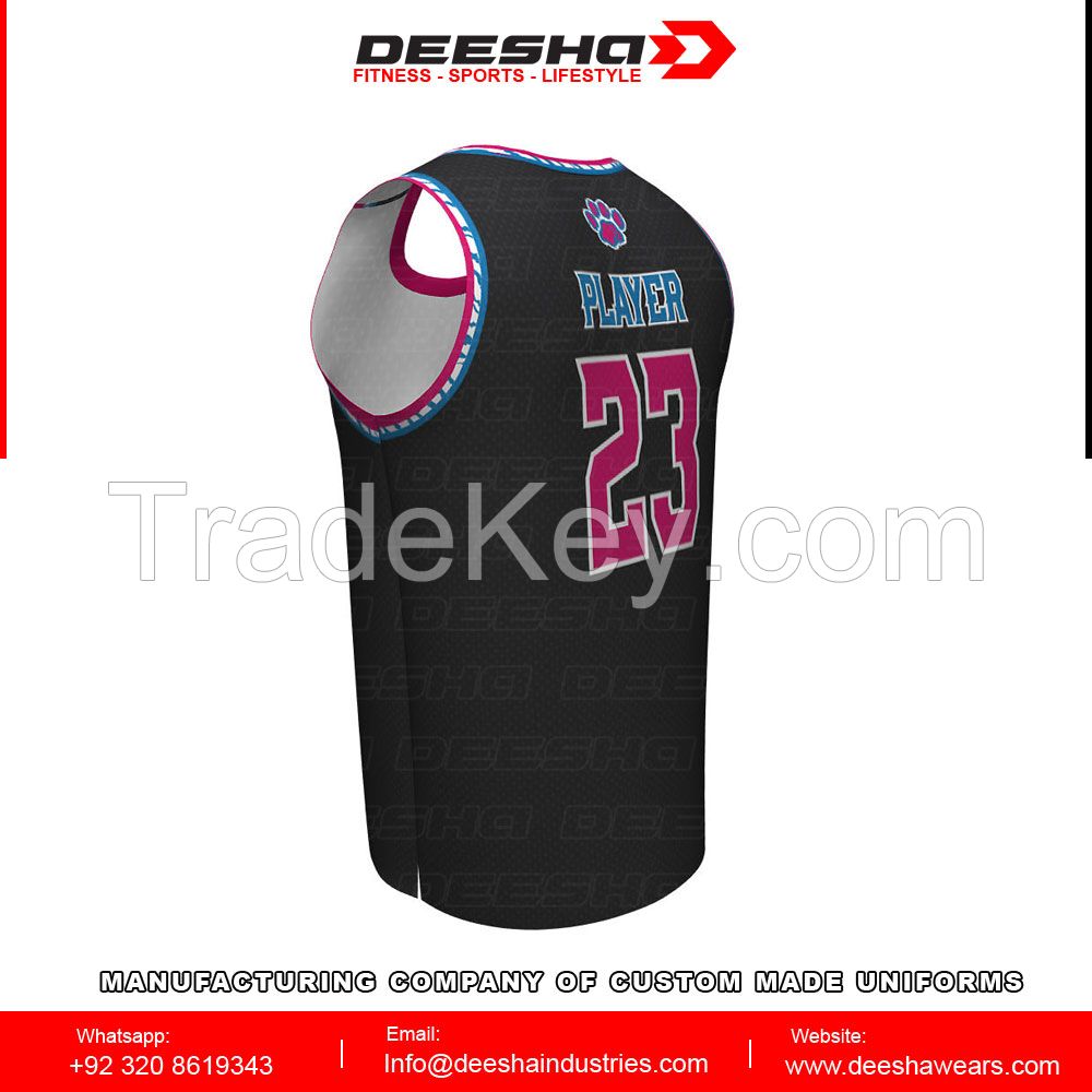 Sublimation basketball jerseys for men