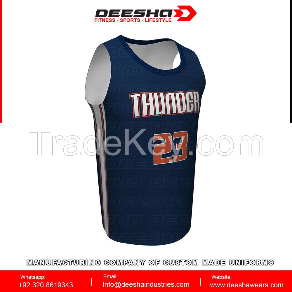 Sublimation basketball jerseys for men