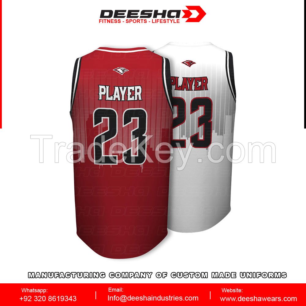 Sublimation basketball jerseys for men