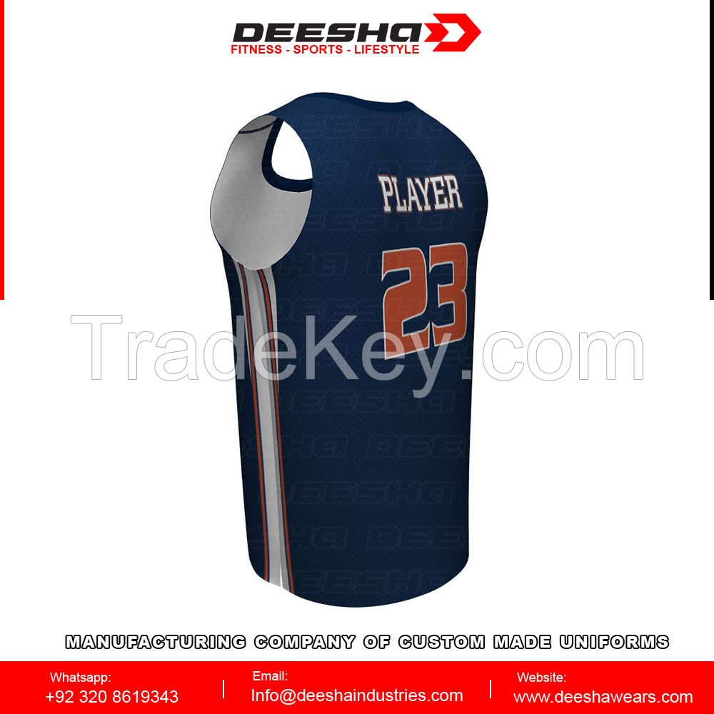 Sublimation basketball jerseys for men