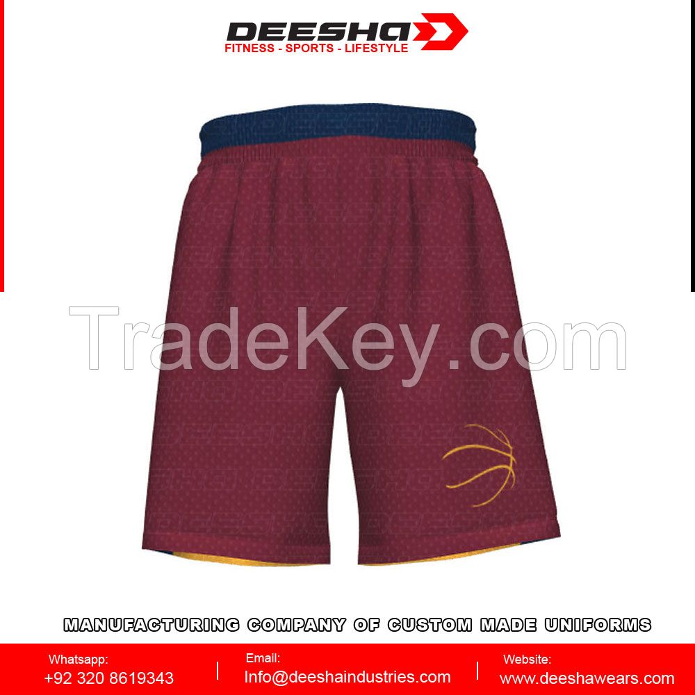 Sublimation basketball shorts