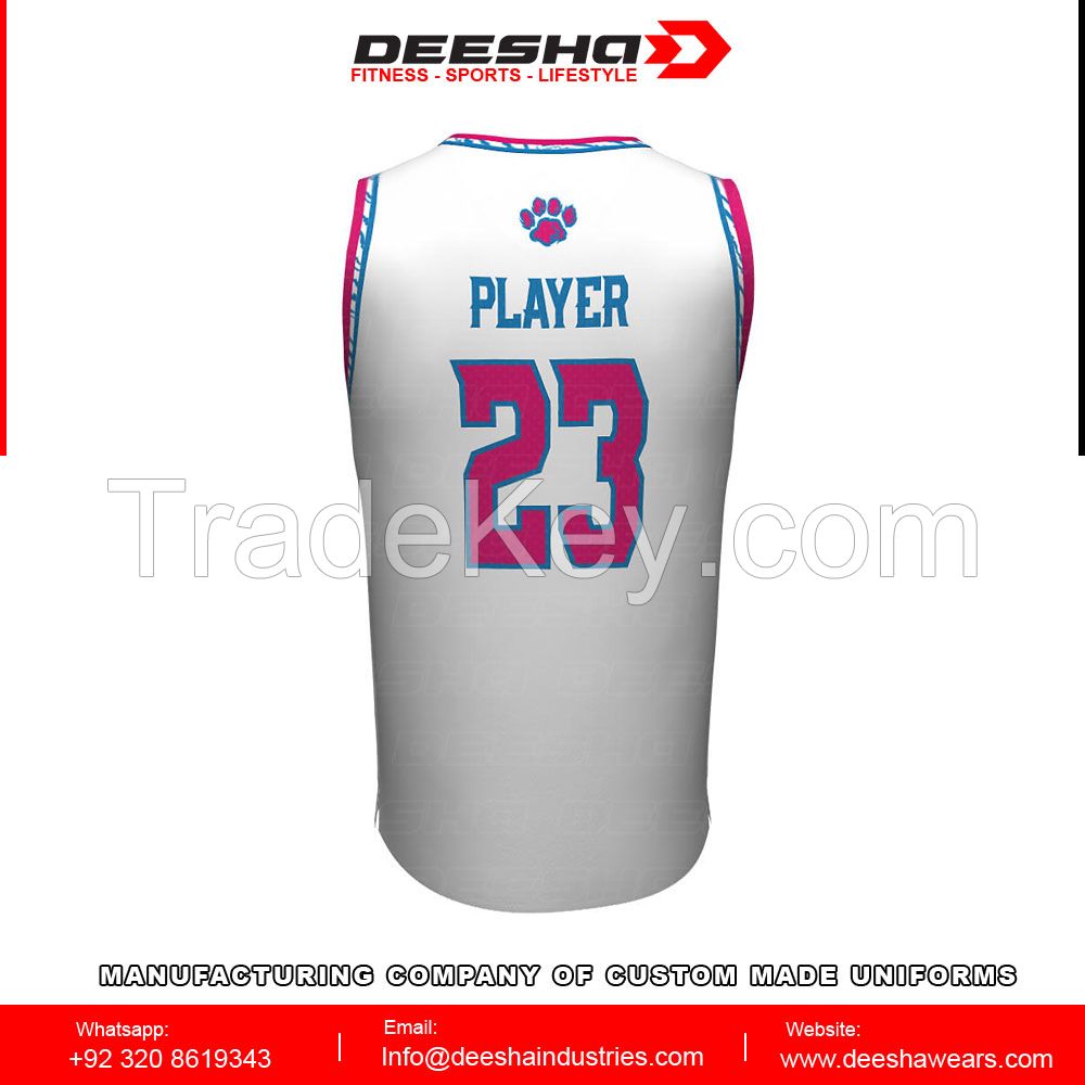 Sublimation basketball jerseys for men