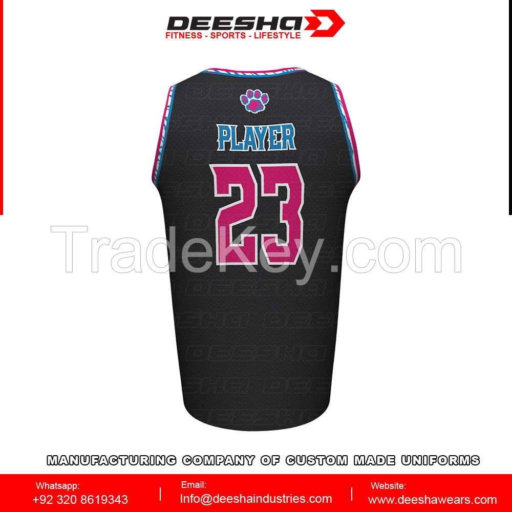 Sublimation basketball jerseys for men