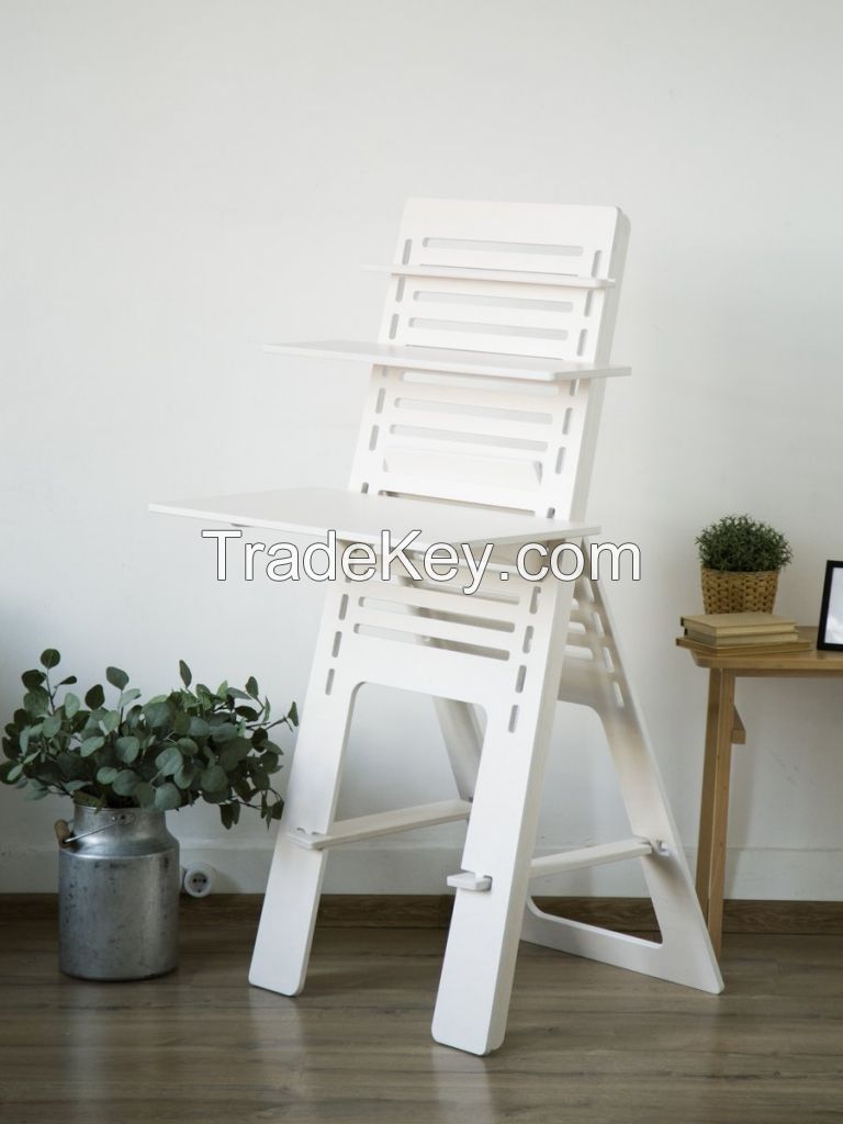 Folding table Stayhome Desk, scope of supply School pupil with overhead covering.