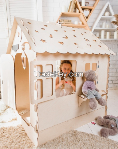 Children's Houses Made Of 100% Birch Plywood