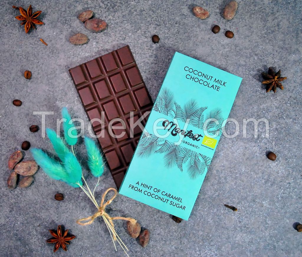 ORGANIC 55% COCONUT MILK CHOCOLATE MANIFEST