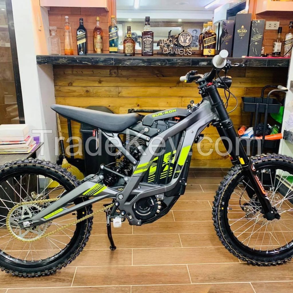 Fully Sur-Ron 48V Light Bee X Black Edition E Moto Cross Electrique Sur Ron Off Road Mountain Sport Pit Electric Dirt Bike For A