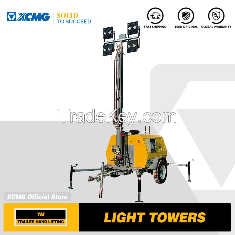 XCMG Official 7m Industrial Diesel Power Generator Vertical Lift Light Tower