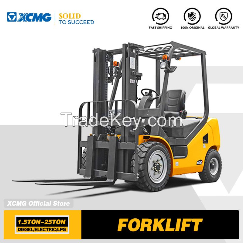 XCMG official manufacturer FD30T 3 ton diesel forklift with Side Shifter for sale