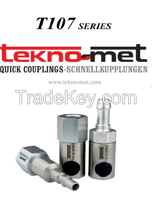 Quick coupling for pneumatic parts