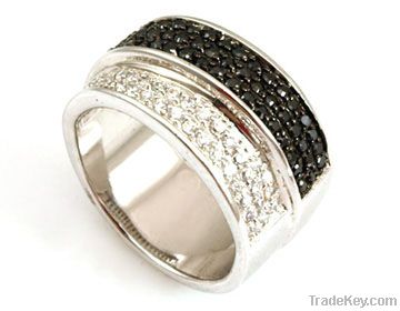 Sterling silver jewelry ring (WSHAB01411R)