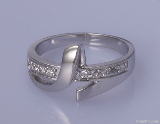 Sterling silver jewelry ring-WSRAB12087