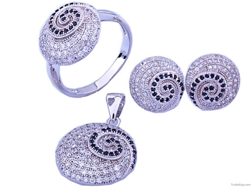 Fashion Sterling Silver Jewelry Set 