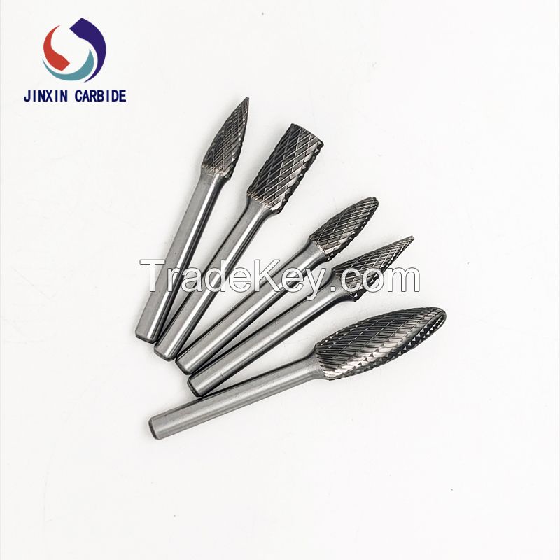 A type Tungsten carbide burr 6mm long shank rotary files