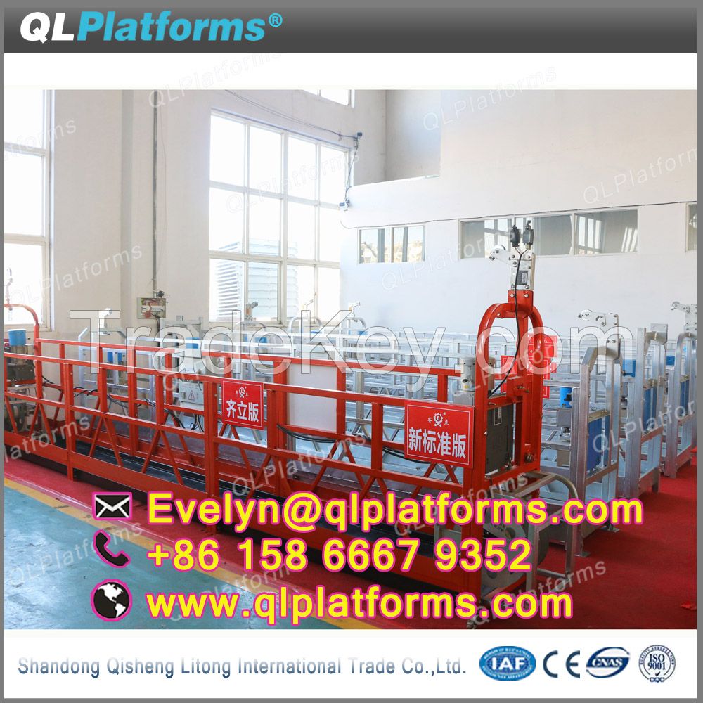 ZLP-630 ZLP-800 SUSPENDED ACCESS PLATFORM, ROPE SUSPENDED PLATFORM