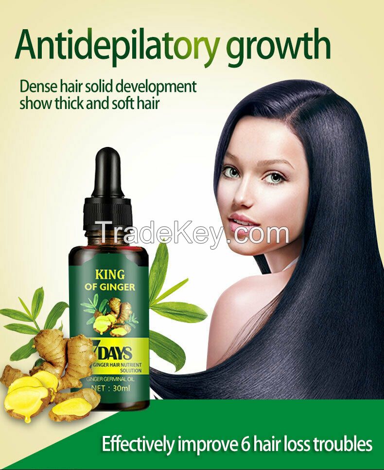 Regrow 7 Day Ginger Hair Germinal Hair Serum Loss Treatment Oil 30ML