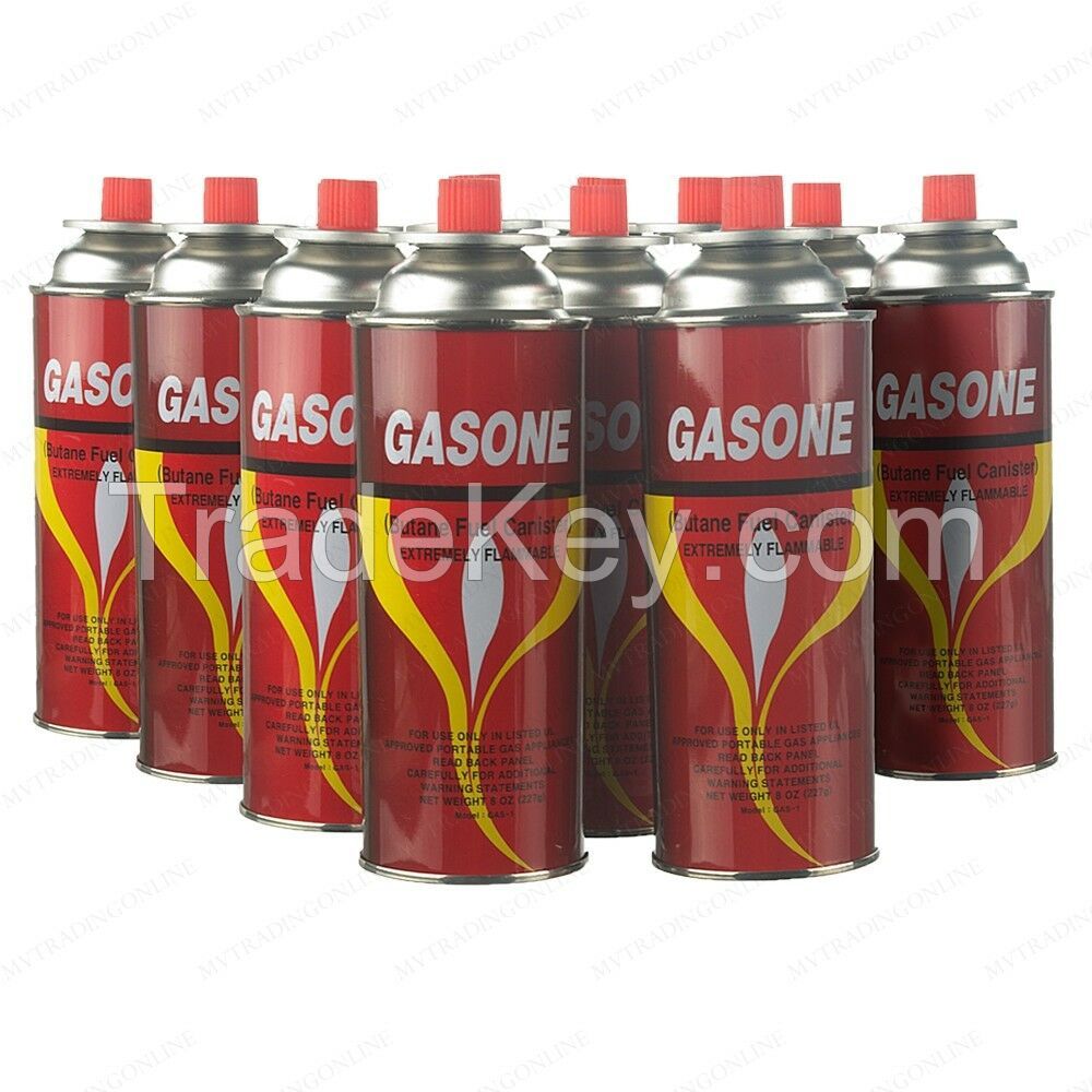 New Butane Fuel Gas Canisters Portable Camp Camping Stove Cartridge 1-24 Cans