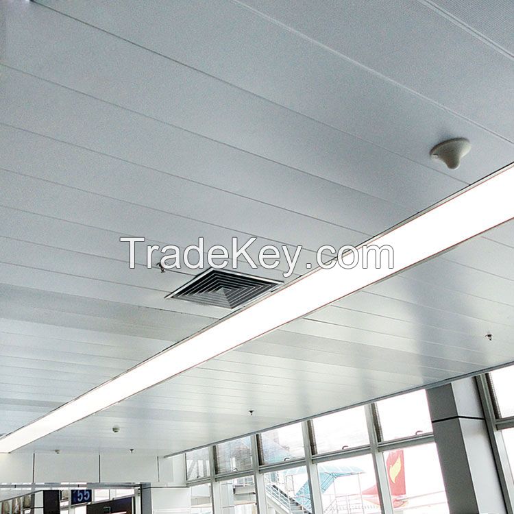 200mm Perforated Metal Plank Ceiling Aluminum C Strip Ceiling Tile