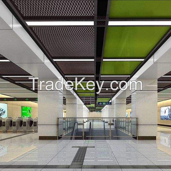 Extremd Mesh Panel Decoration Metal Mesh Tile Mesh Ceiling Panel with Frame