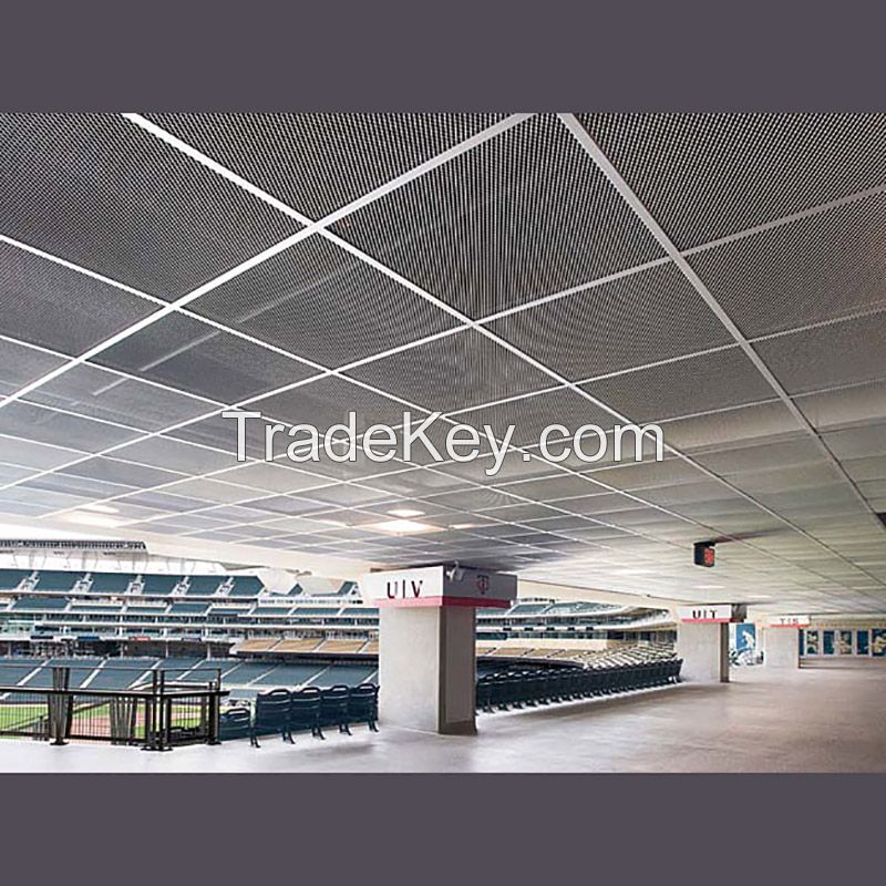 Extremd Mesh Panel Decoration Metal Mesh Tile Mesh Ceiling Panel with Frame