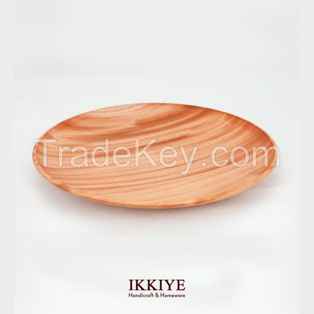 Wooden Mahogany Plate