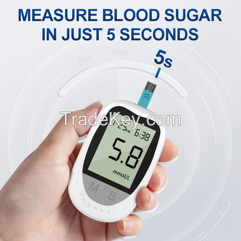 Blood Glucose Meter, Blood Sugar Meter, Blood Glucose Monitor