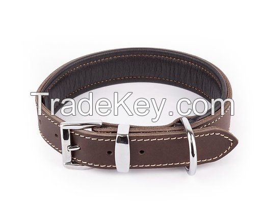 Custom-Made Genuine Leather Pet Collars