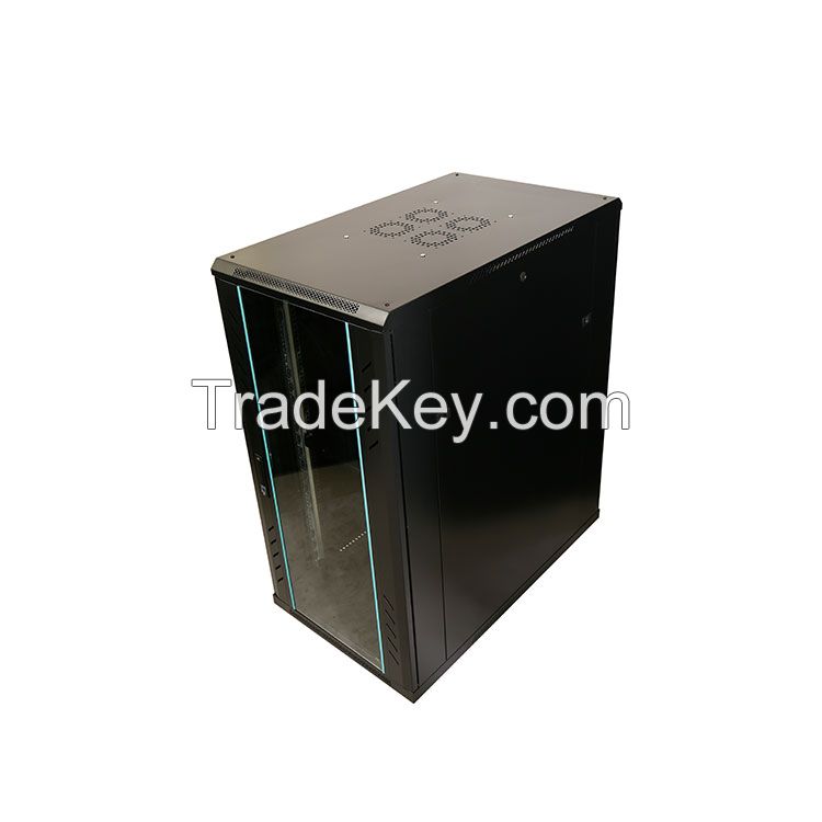 Door Server Rack Tempered Glass Customized 600*1000*1200mm 19 Inch