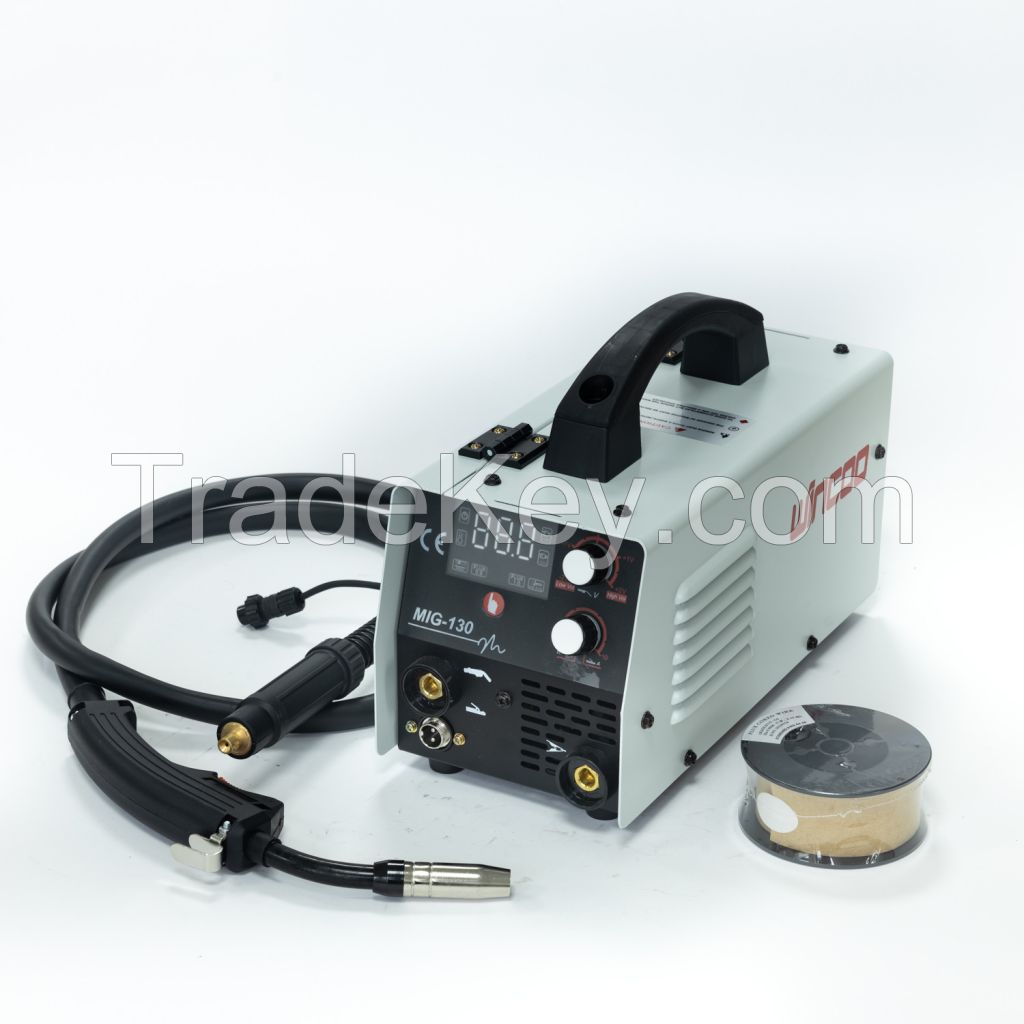 WINCOO mig-130A welder mig welding machine 3 in 1 function gasless type