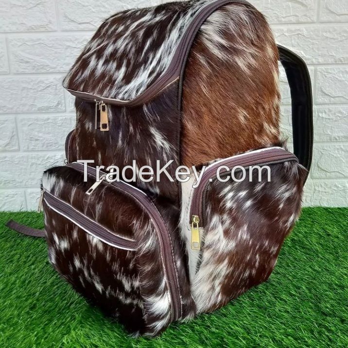 Cowhide Hair On Backpacks