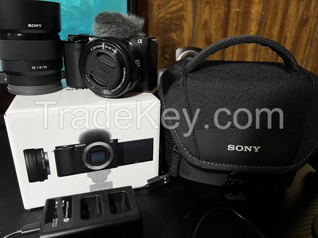 SONY ZV-E10 MIRRORLESS CAMERA WITH 16-50MM LENS (BLACK) RETAIL KIT