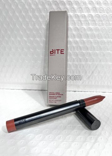 BITE BEAUTY Crystal Creme Shimmer Lip Crayon Mauve Marzipan 0.06oz