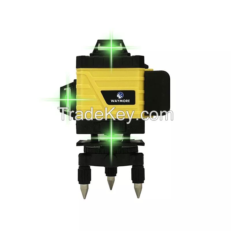 4D Green Beam Rotary Self-Leveling 360 Degree Horizontal&amp;amp;amp;amp;amp;amp;Vertical 16 Lines Laser Level