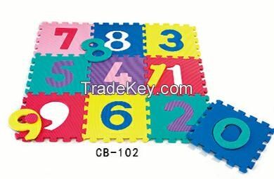 Educational Number interlocking foam mat