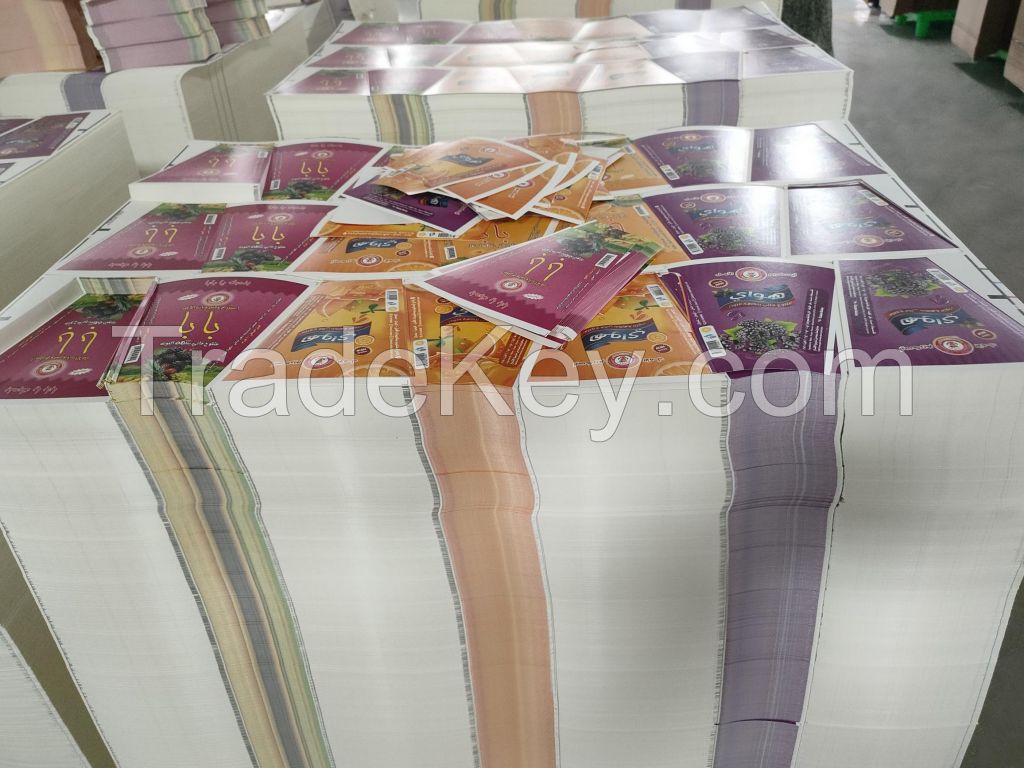 Hot sell custom logo high quality printing single side PE coated paper cup fan raw material of paper cup in stock