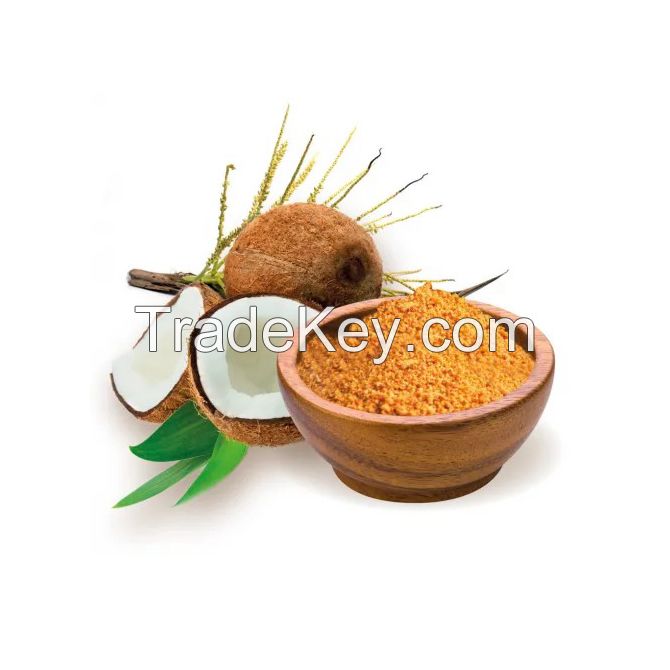 Organic coconut sugar for natural sweetening in bulk supply