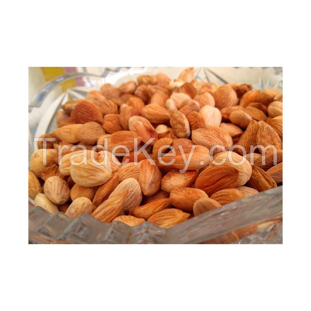 Raw apricot kernels available in bulk at wholesale prices