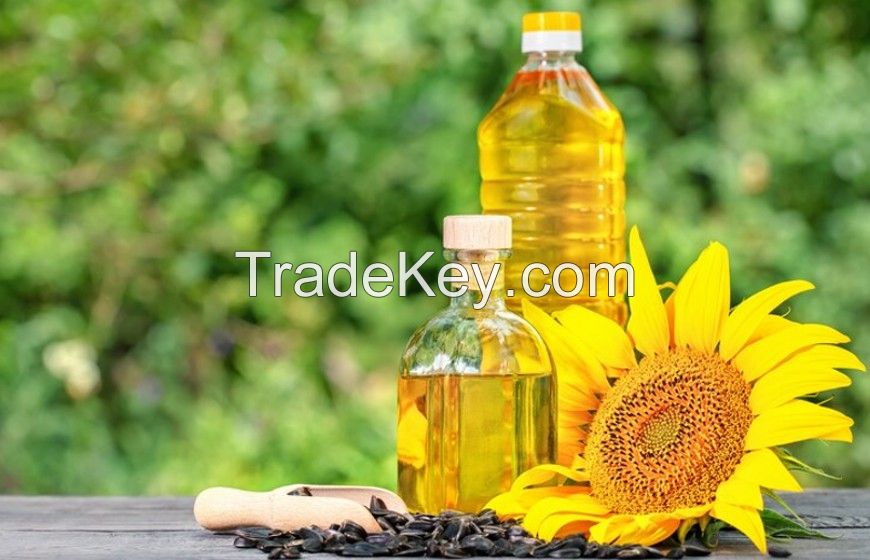 Bulk crude sunflower oil for large-scale manufacturing