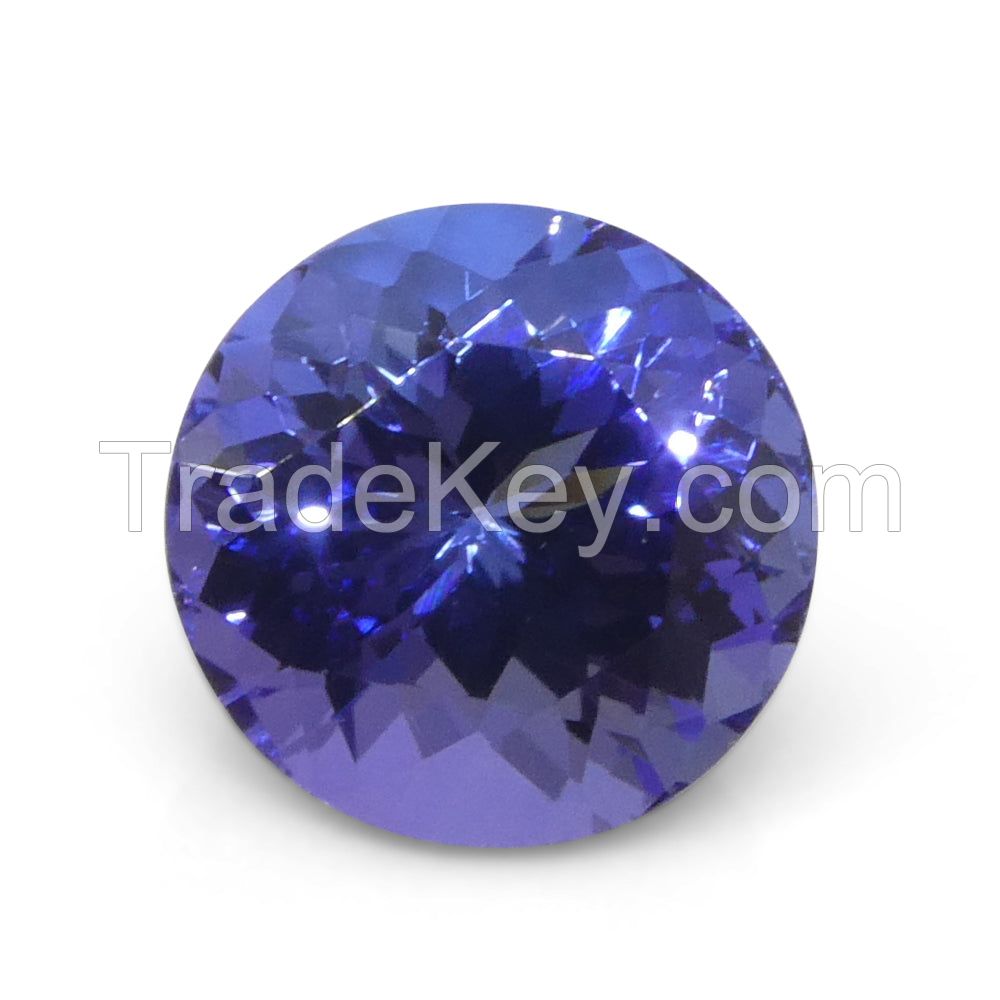 Loose tanzanite stones in various cuts and sizes for customization