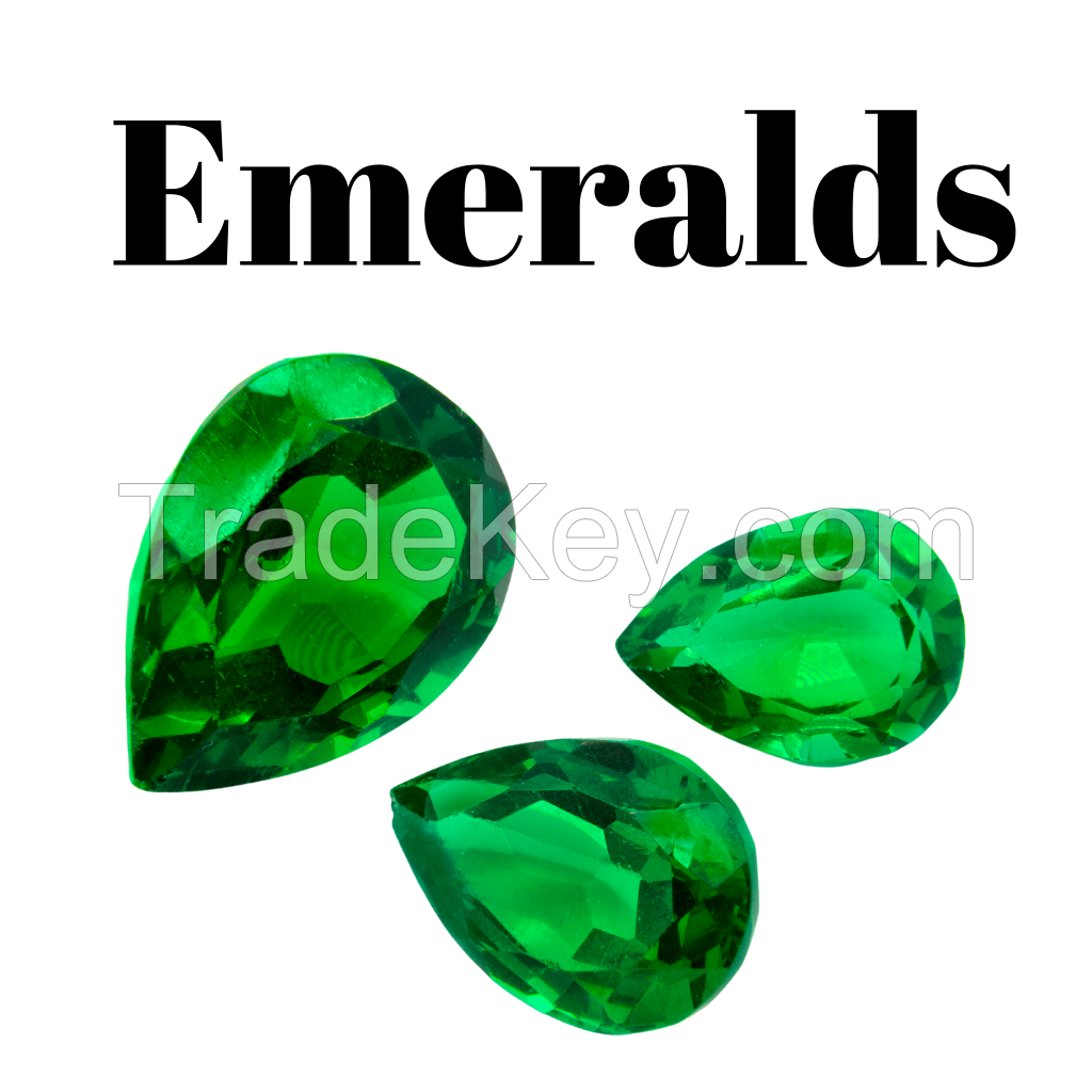 Certified emerald with vibrant green color and clarity