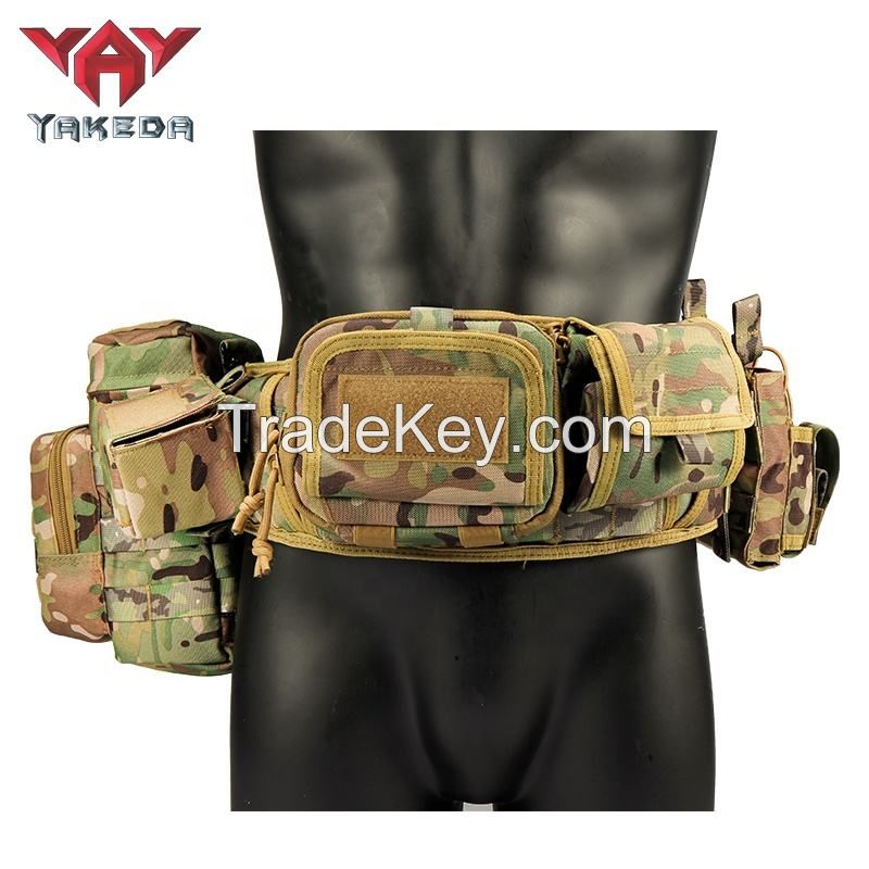 Padded Patrol Belts waist Pockets Pouches Hunting Inner tactical belt