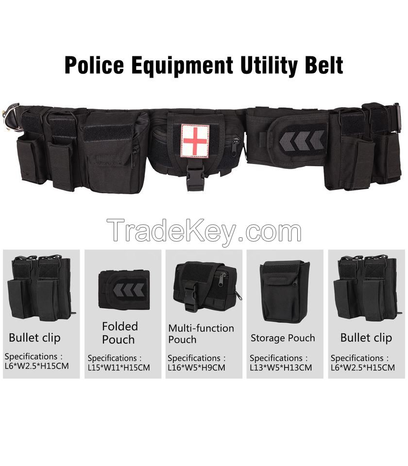 YAKEDA 7 in 1 Tactical Modular Equipmen Duty Belts 