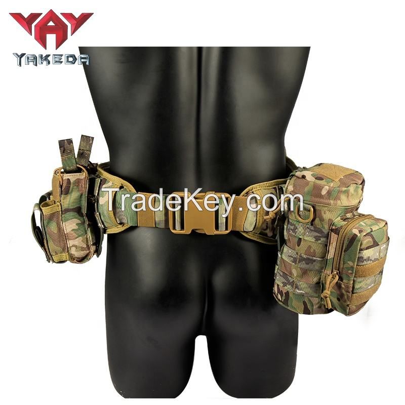 Padded Patrol Belts waist Pockets Pouches Hunting Inner tactical belt