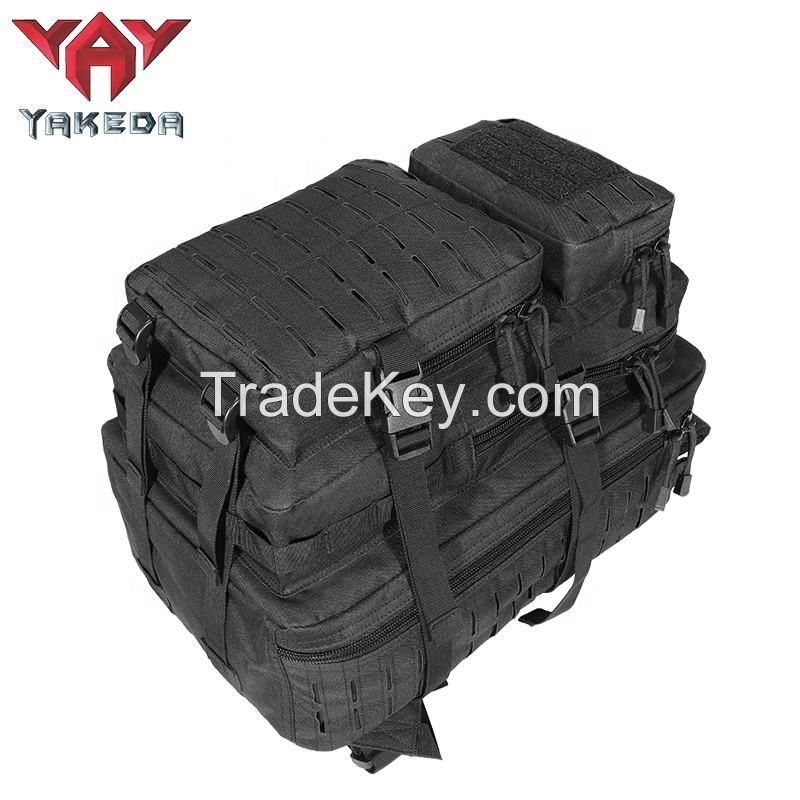 Waterproof 45L Hiking Rucksack Laser Cutting Molle Assault Tactical Backpack