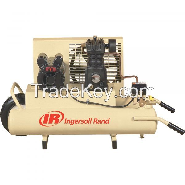 Ingersoll Rand Electric Wheelbarrow Air Compressor 2 HP, 8 Gallon, 5.7 CFM, Model# SS3J2-WB